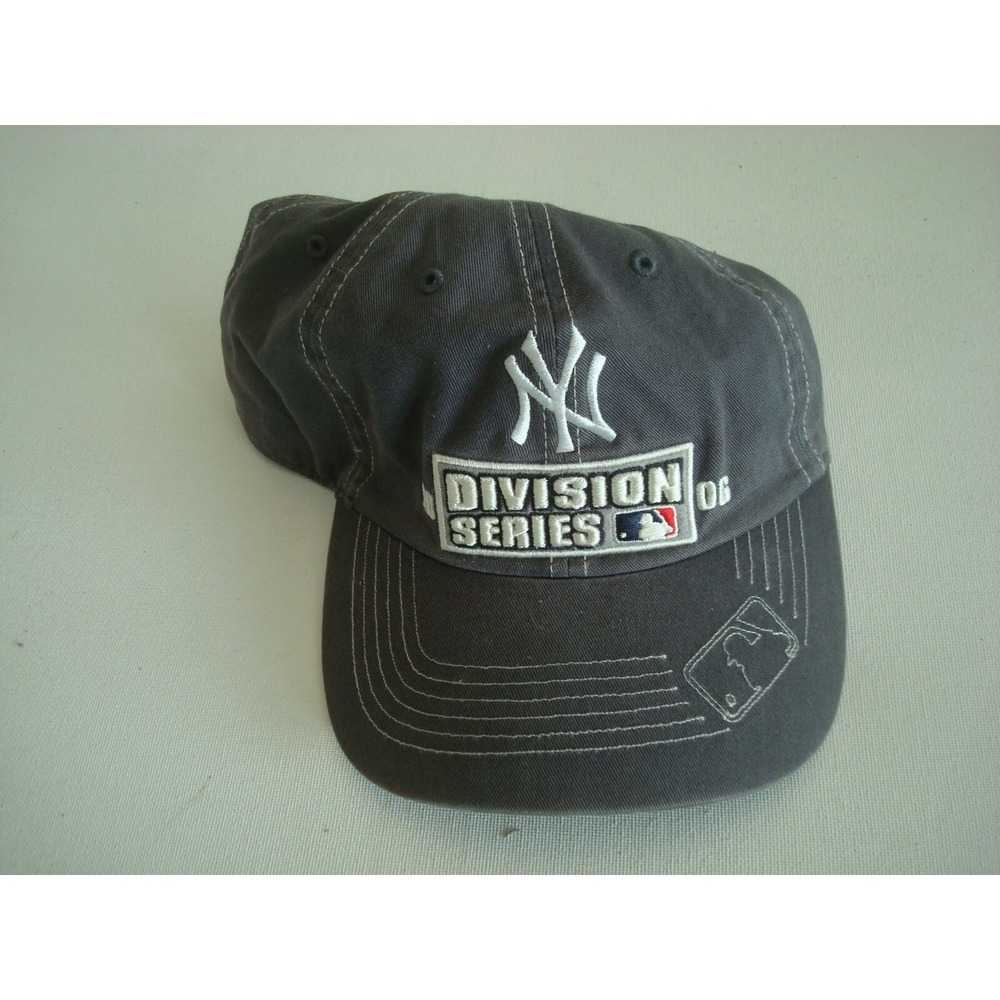 YANKEES 2006 CHAMPS TWINS   00S STRAPBACK GOLF‎ BEACH HAT CAP VINTAGE EE2